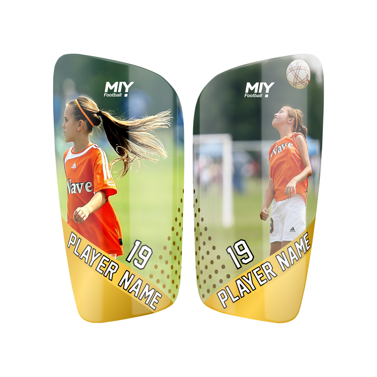 Personalised Shin Guard with young girl